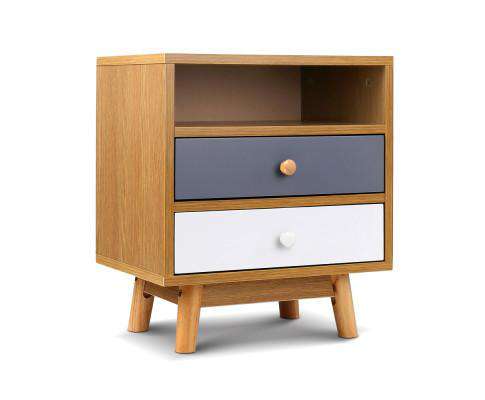 Artiss Bedside Table Wooden Beside Table