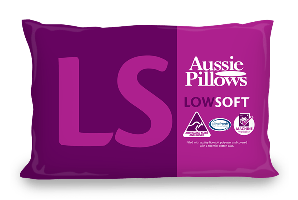 Aussie Pillows Pillows/Cushions Aussie Pillows - Standard Pillow - Low & Soft