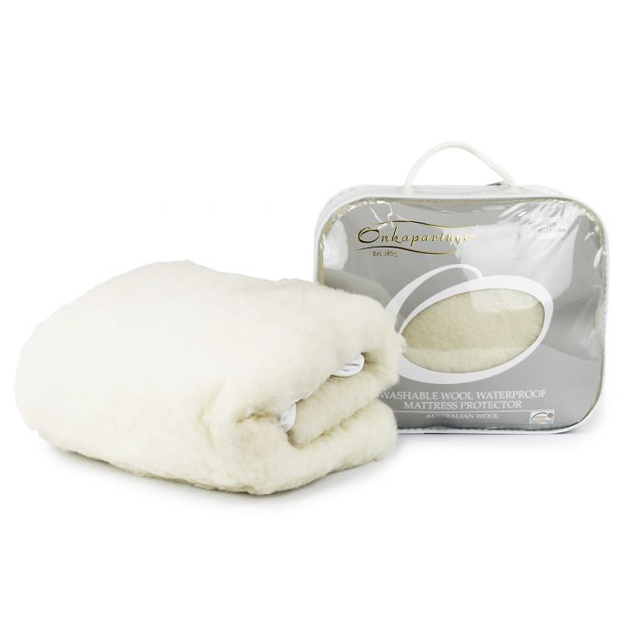 Onkaparinga Baby Waterproof Australian Wool Mattress Protector Cot Onkaparinga