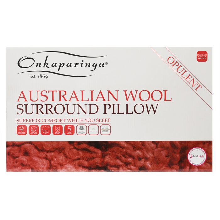 Onkaparinga Wool Surround Pillow Onkaparinga