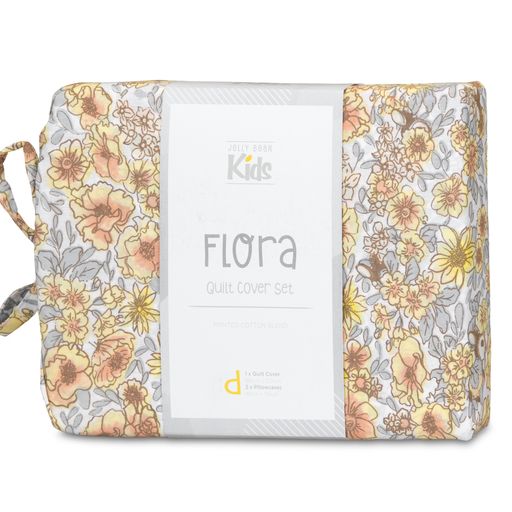 Jelly Bean Kids Flora Quilt Cover Set Jelly Bean Kids