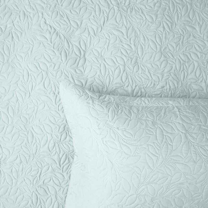 Bambury Coverlet Bambury Botanica Coverlet Set - Glacier