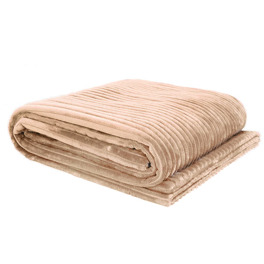 Bambury Blanket Bambury Channel Throw - Shell