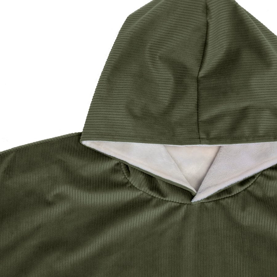 Bambury Pajamas Bambury Cordy Blanket Hoodie - Olive