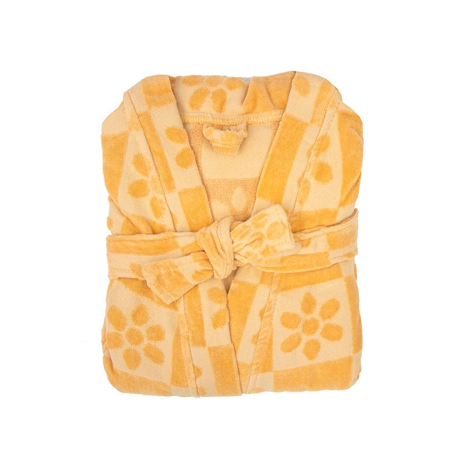 Bambury Pajamas Bambury Daisy Check Robe - Mango