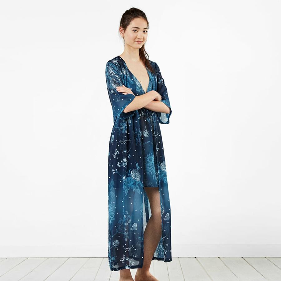 Bambury Pajamas Bambury Desigual Kimono - Dark Floral