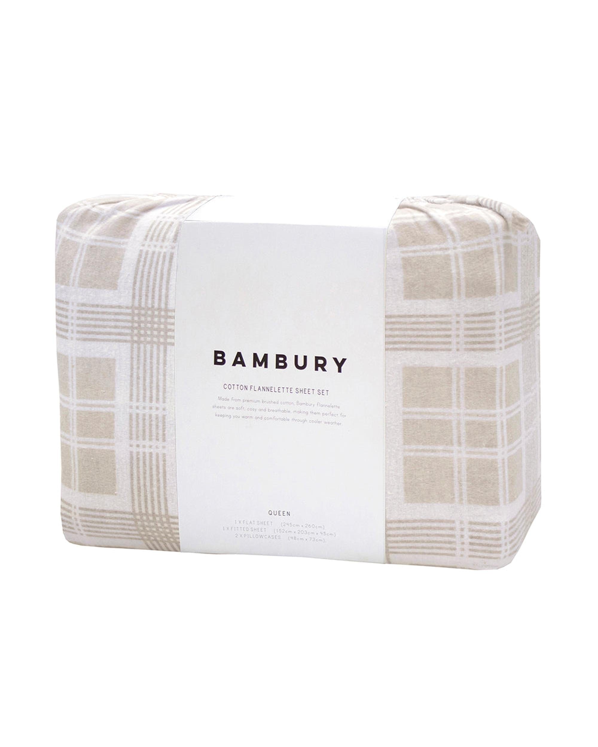 Bambury Bed Sheets Bambury Enid Flannelette Sheet Set
