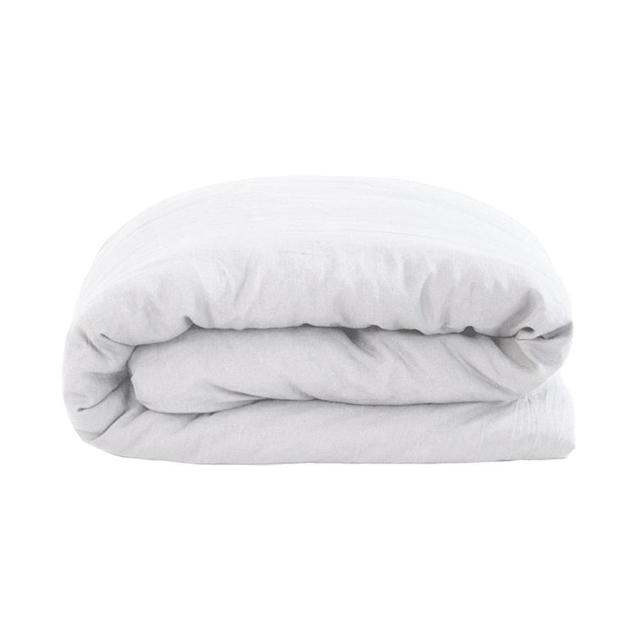 Bambury Quilt Cover Bambury French Linen Quilt Cover Set - Ivory