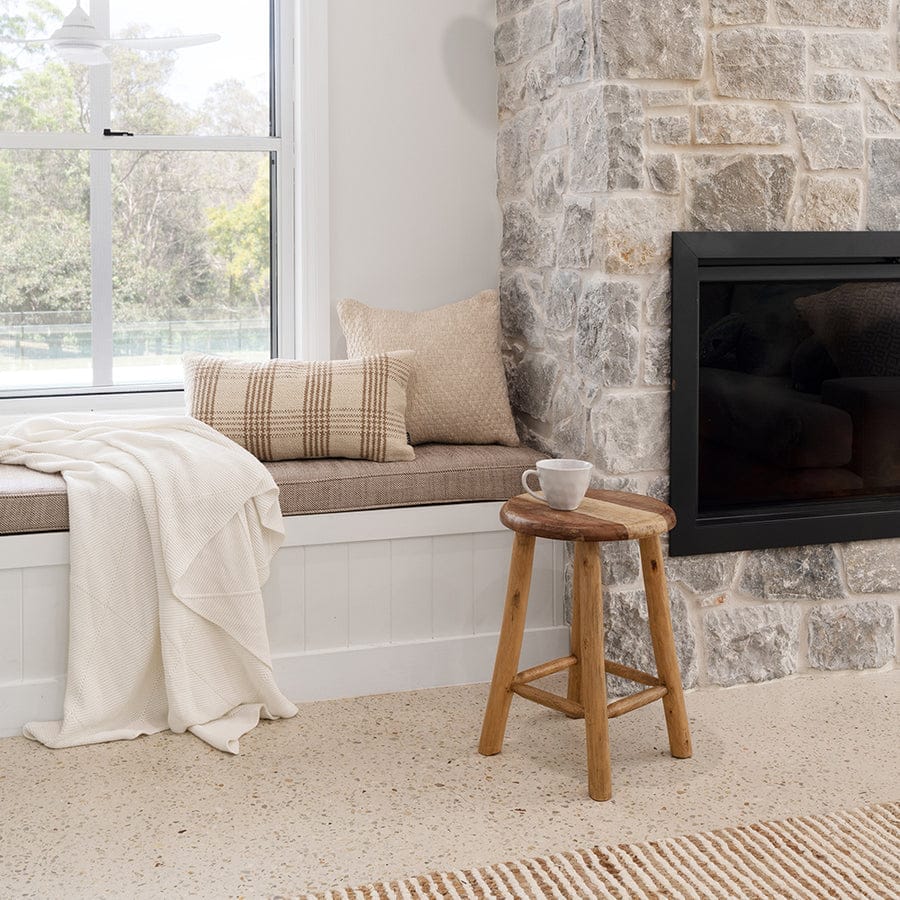Bambury Blanket Bambury Freya Throw - Ivory