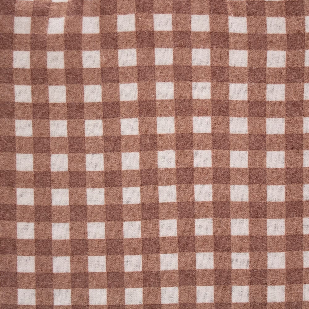 Bambury Bed Sheets Bambury Gingham Flannelette Sheet Set Clove