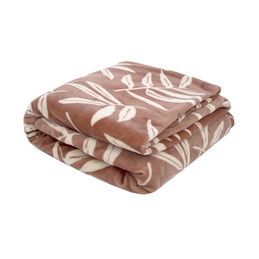 Bambury Blanket Bambury Hakea Ultraplush Blanket - Woodrose