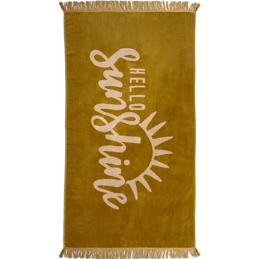 Bambury Beach Towels Bambury Hello Sunshine Towel