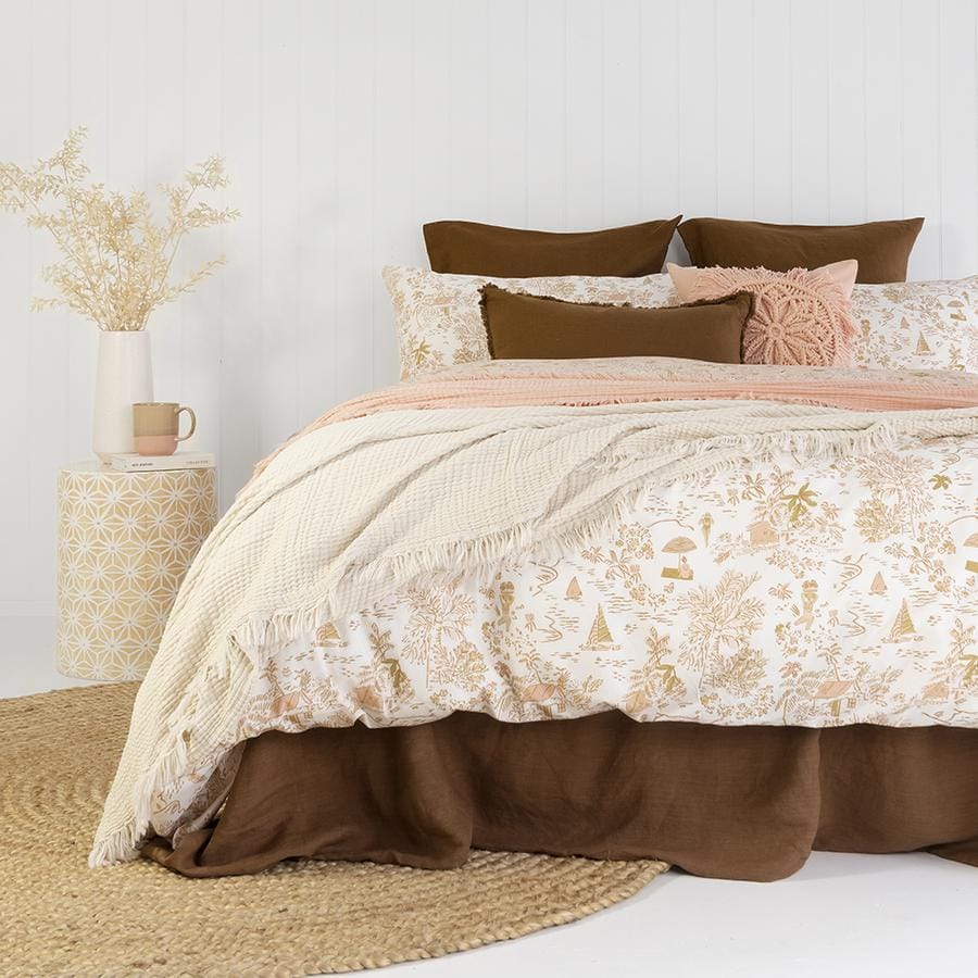Bambury Blanket Bambury Madalena Throw - Pearl