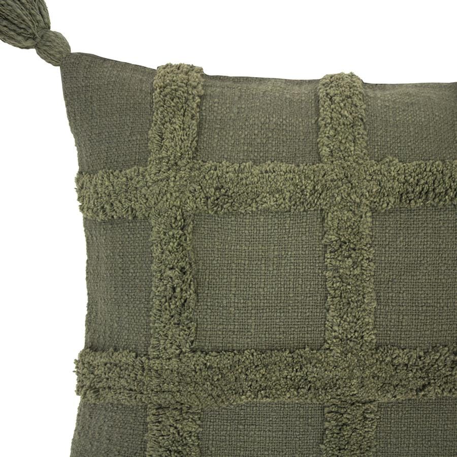Bambury Cushion Bambury Percy Cushion - Rectangle - Moss