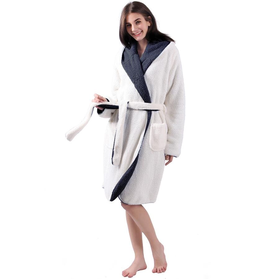 Bambury Pajamas Bambury Sherpa Reversible Robes - 3 Sizes