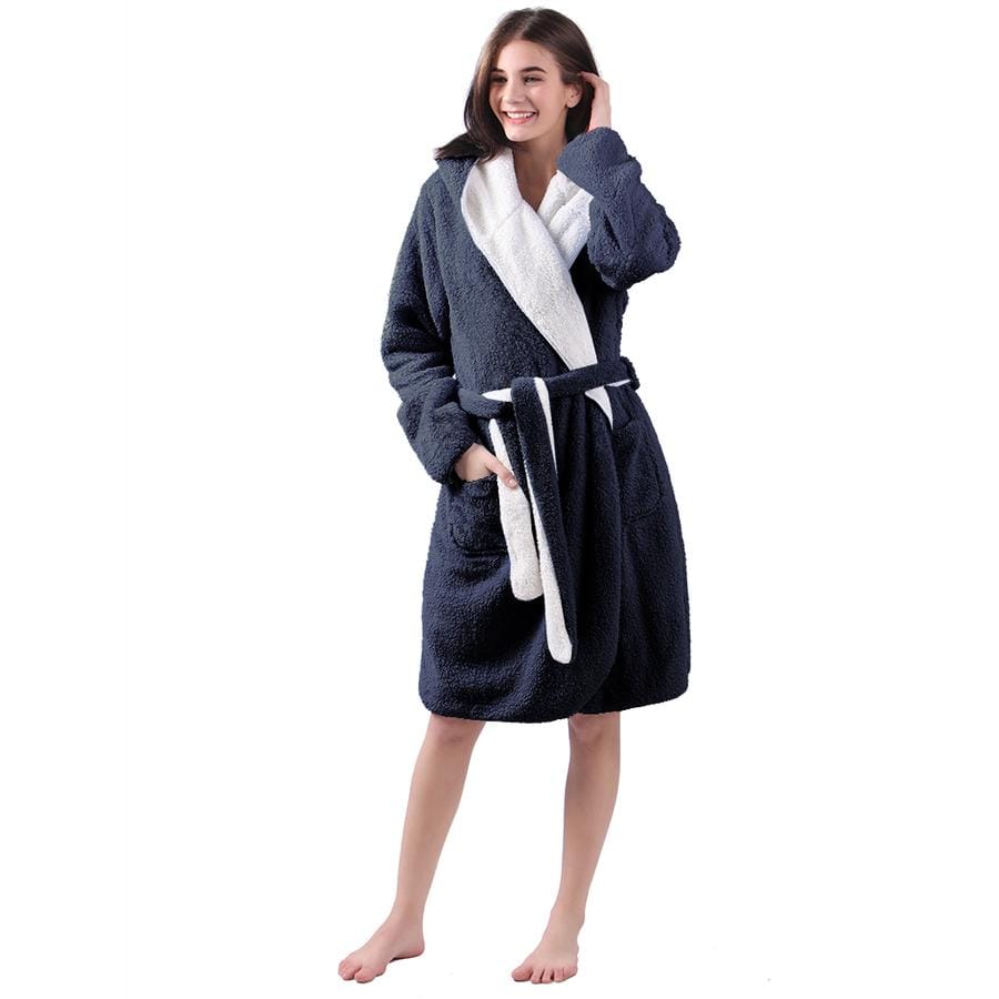 Bambury Pajamas Bambury Sherpa Reversible Robes - 3 Sizes