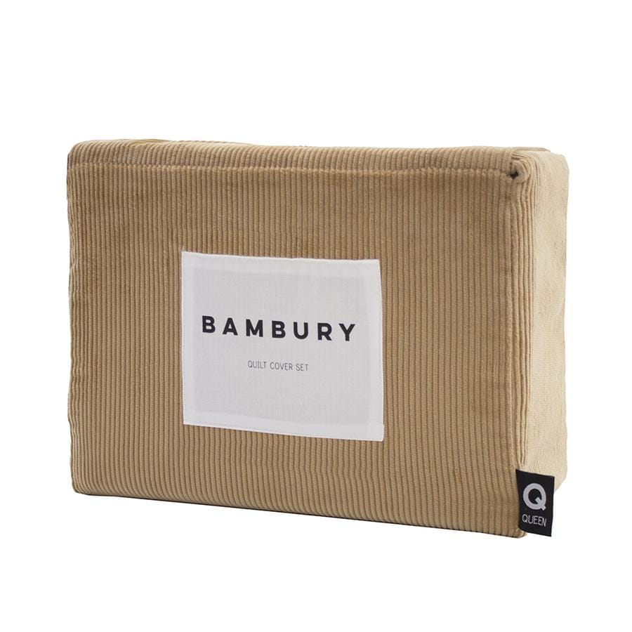 Bambury Quilt Cover Bambury Sloane Quilt Cover Set - Butterscotch