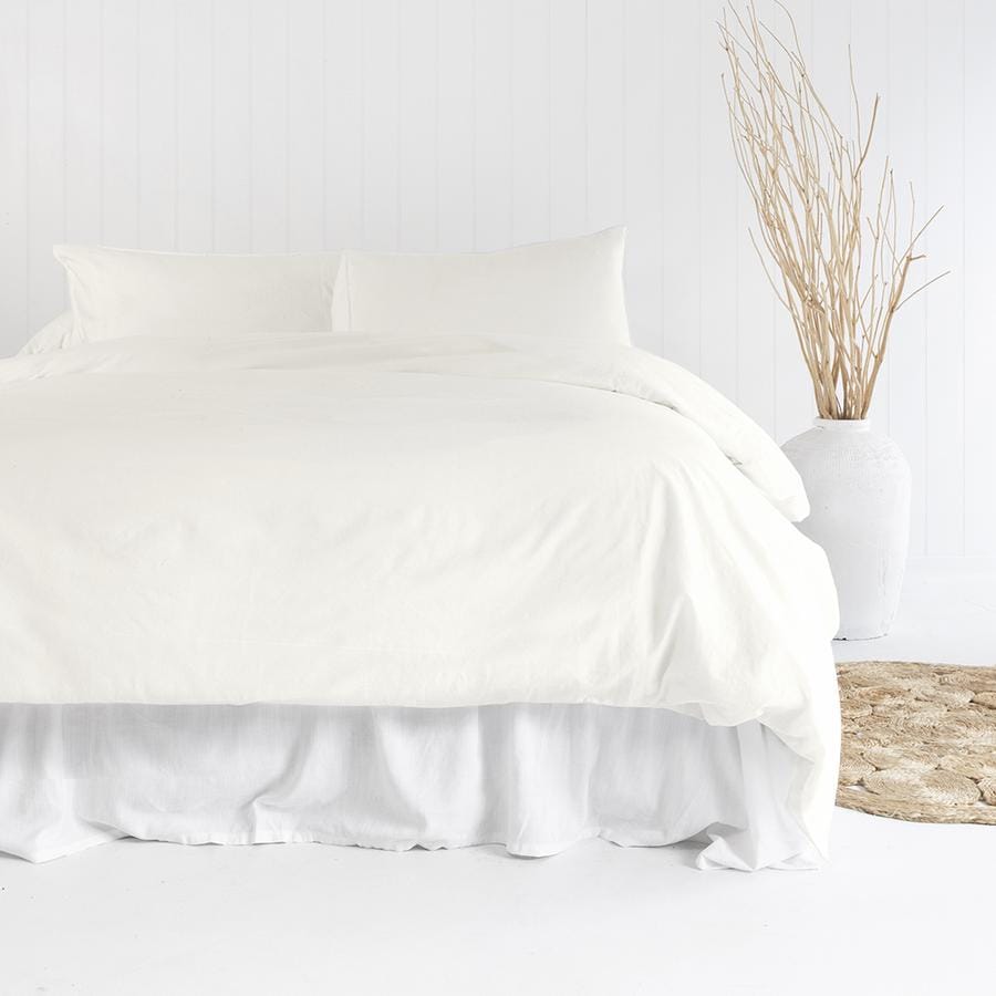 Bambury Quilt Cover Bambury Temple Organic Quilt Cover Sets - Ivory
