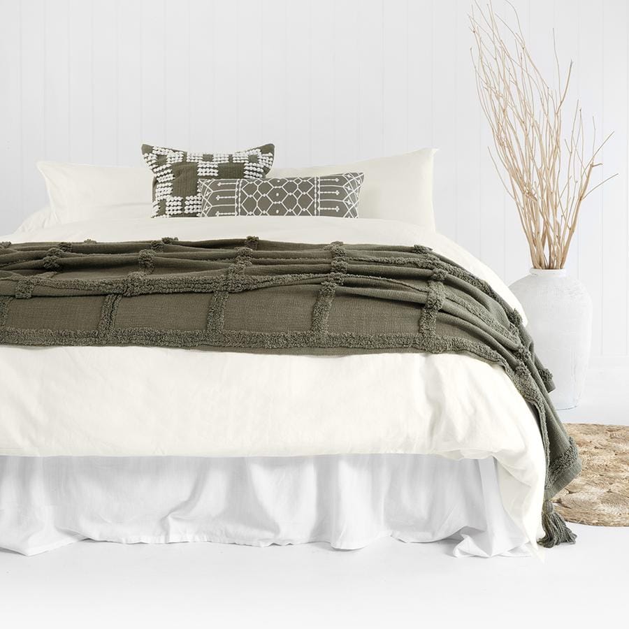 Bambury Quilt Cover Bambury Temple Organic Quilt Cover Sets - Ivory