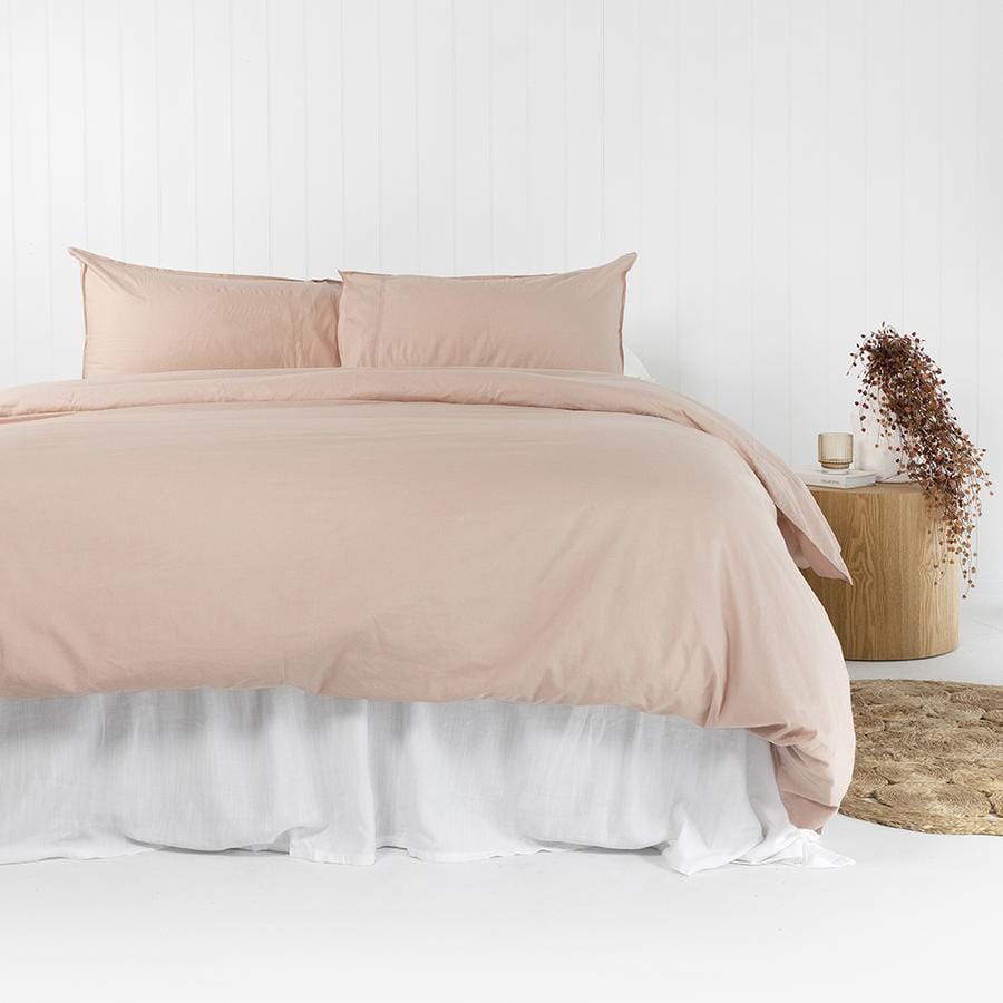 Bambury Quilt Cover Bambury Temple Organic Quilt Cover Sets - Rosewater
