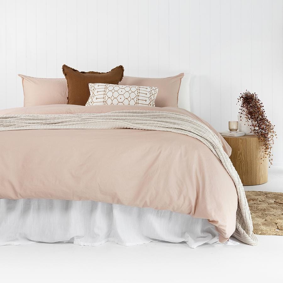 Bambury Quilt Cover Bambury Temple Organic Quilt Cover Sets - Rosewater