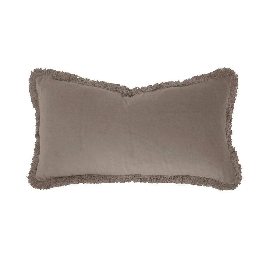 Bambury Cushion Bambury Velvet Cushion - Rectangle - Almond