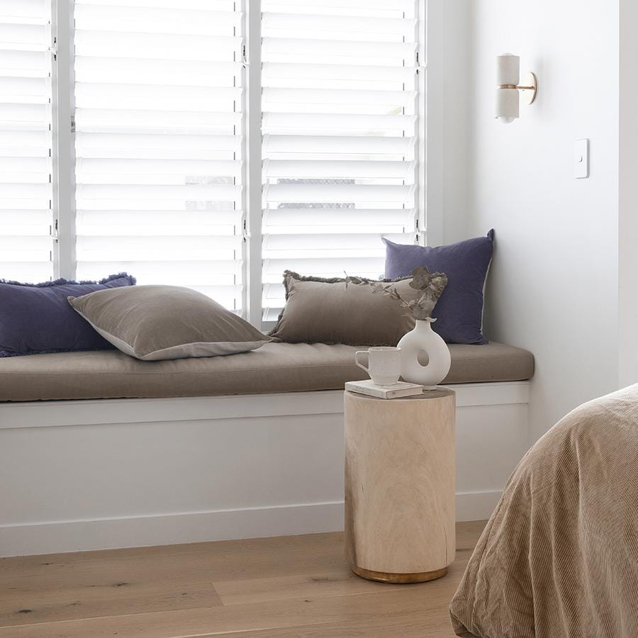 Bambury Cushion Bambury Velvet Cushion - Square - Almond