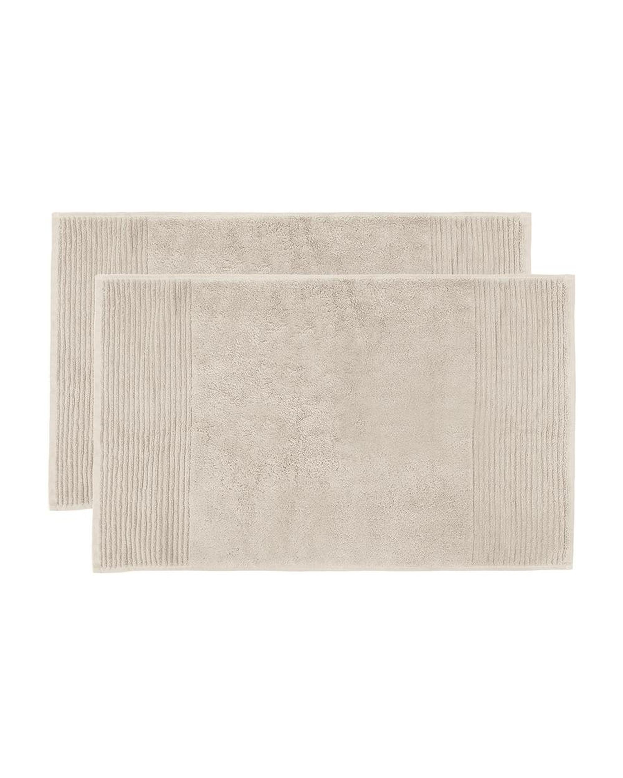 Bambury Bathroom Mat Buff Bambury Elvire Bath Mats - 2 pack