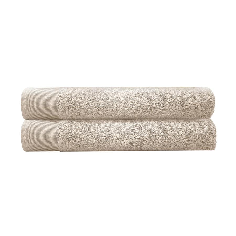 Bambury Bathroom Towel Sets Buff Bambury Elvire Bath Sheet - 2 Pack