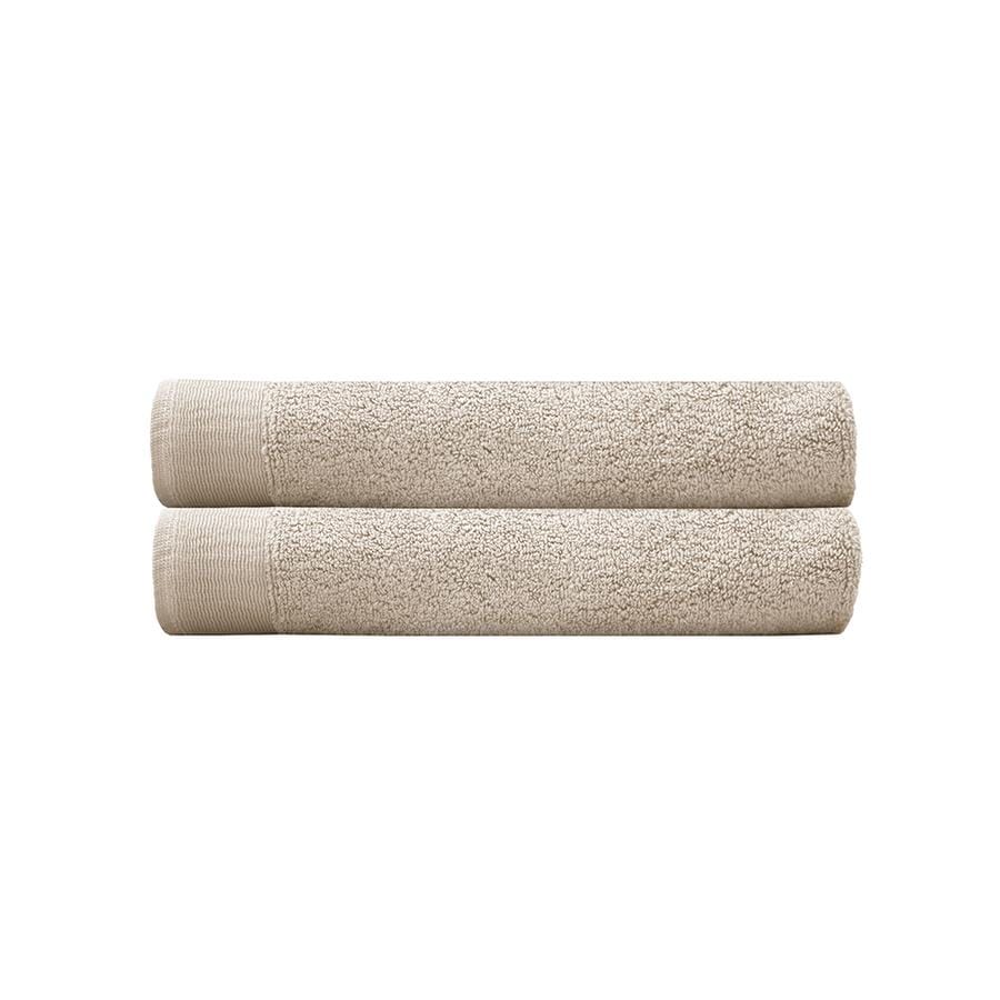 Bambury Bathroom Towel Sets Buff Bambury Elvire Bath Towel  2 Pack
