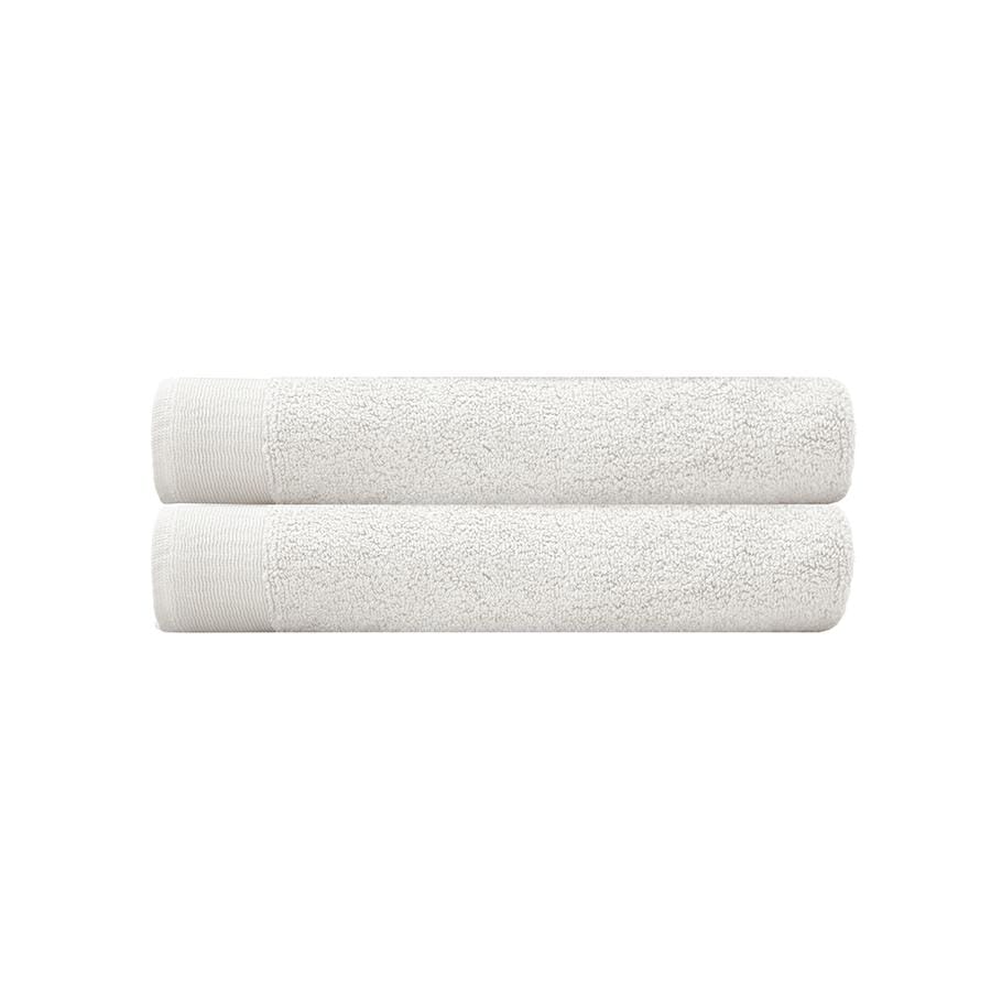 Bambury Bathroom Towel Sets Ivory Bambury Elvire Bath Towel  2 Pack