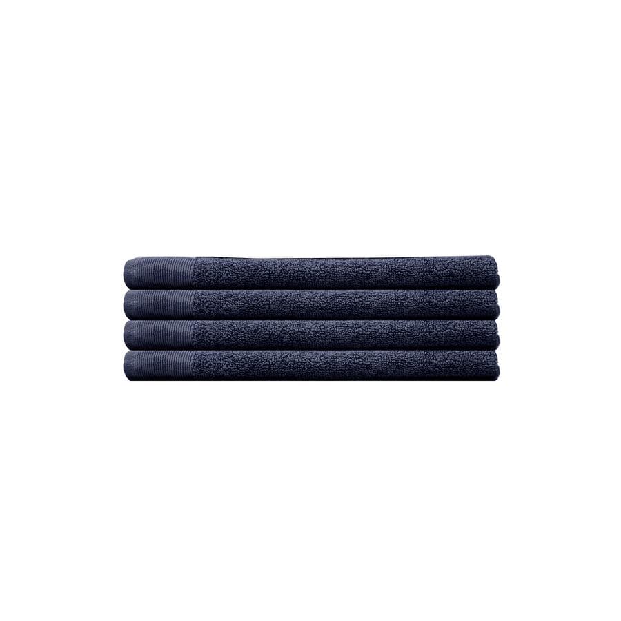 Bambury Bathroom Towel Sets Navy Bambury Elvire Hand Towel  4 Pack