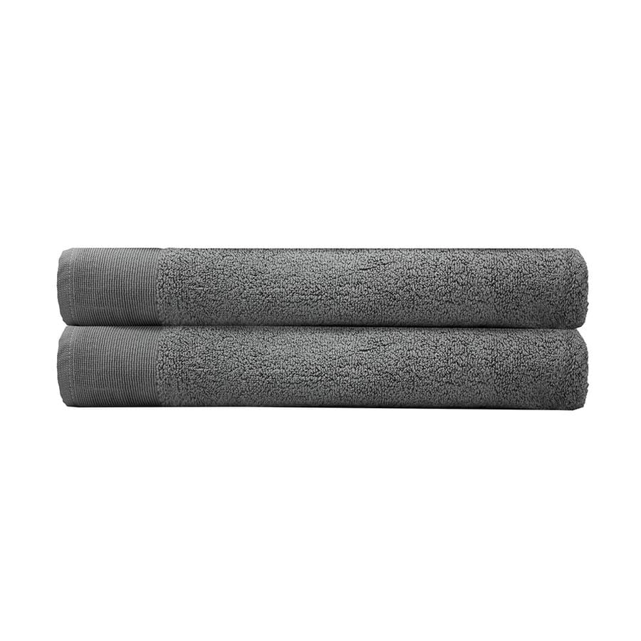 Bambury Bathroom Towel Sets Pewter Bambury Elvire Bath Sheet - 2 Pack