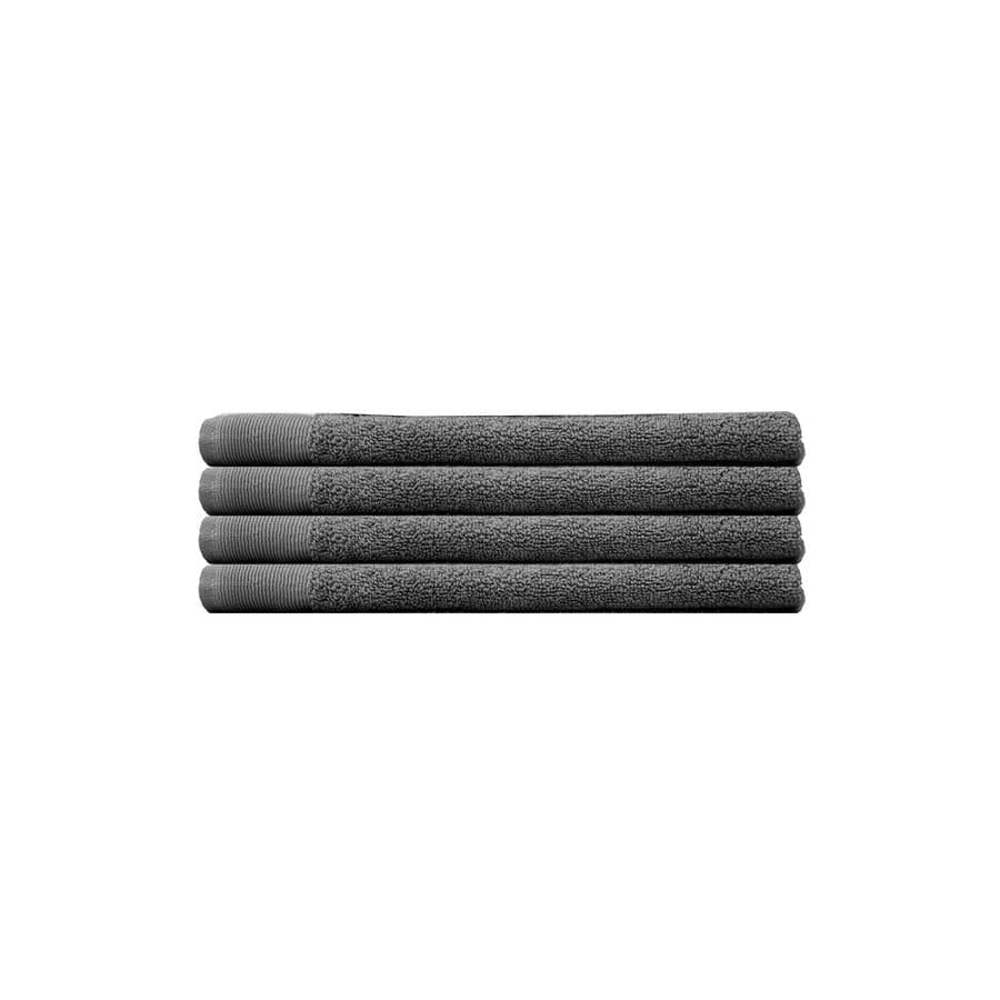 Bambury Bathroom Towel Sets Pewter Bambury Elvire Hand Towel  4 Pack