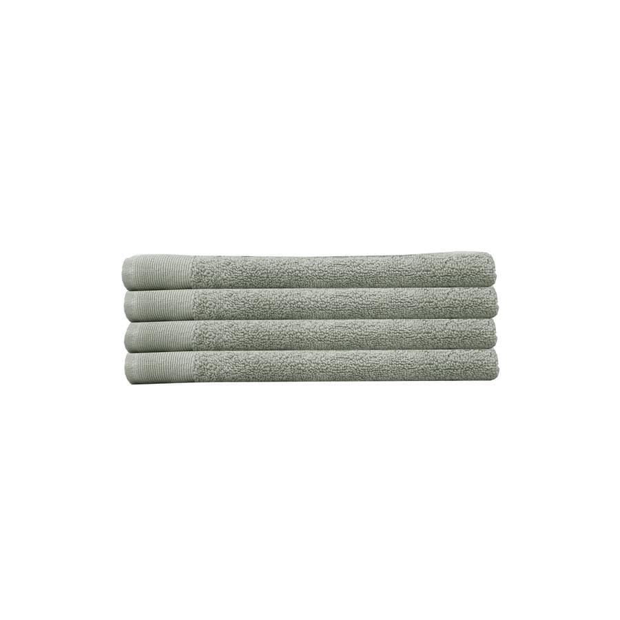 Bambury Bathroom Towel Sets Sage Bambury Elvire Hand Towel  4 Pack