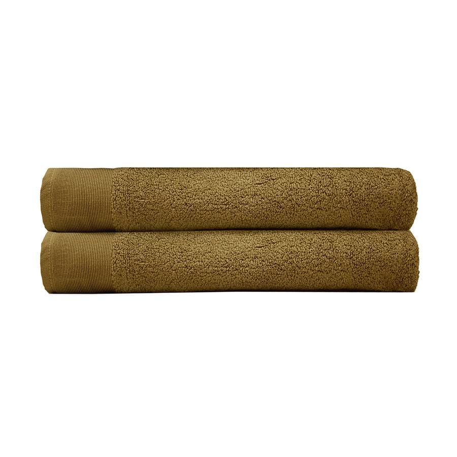 Bambury Bathroom Towel Sets Tobacco Bambury Elvire Bath Sheet - 2 Pack