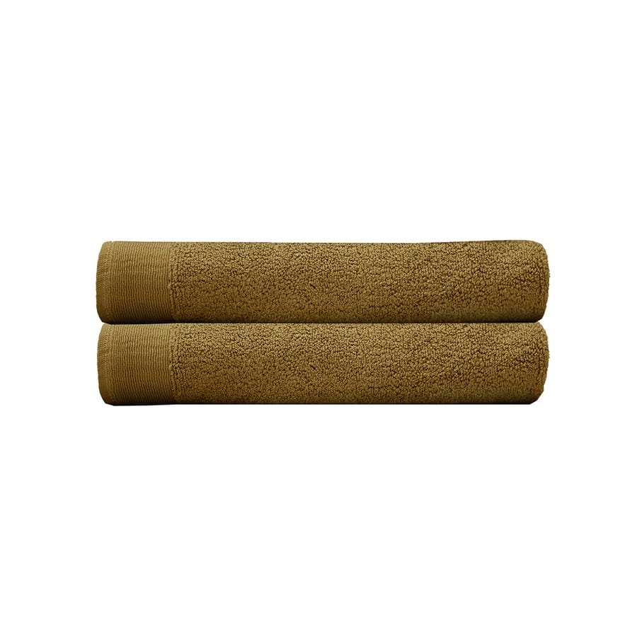 Bambury Bathroom Towel Sets Tobacco Bambury Elvire Bath Towel  2 Pack