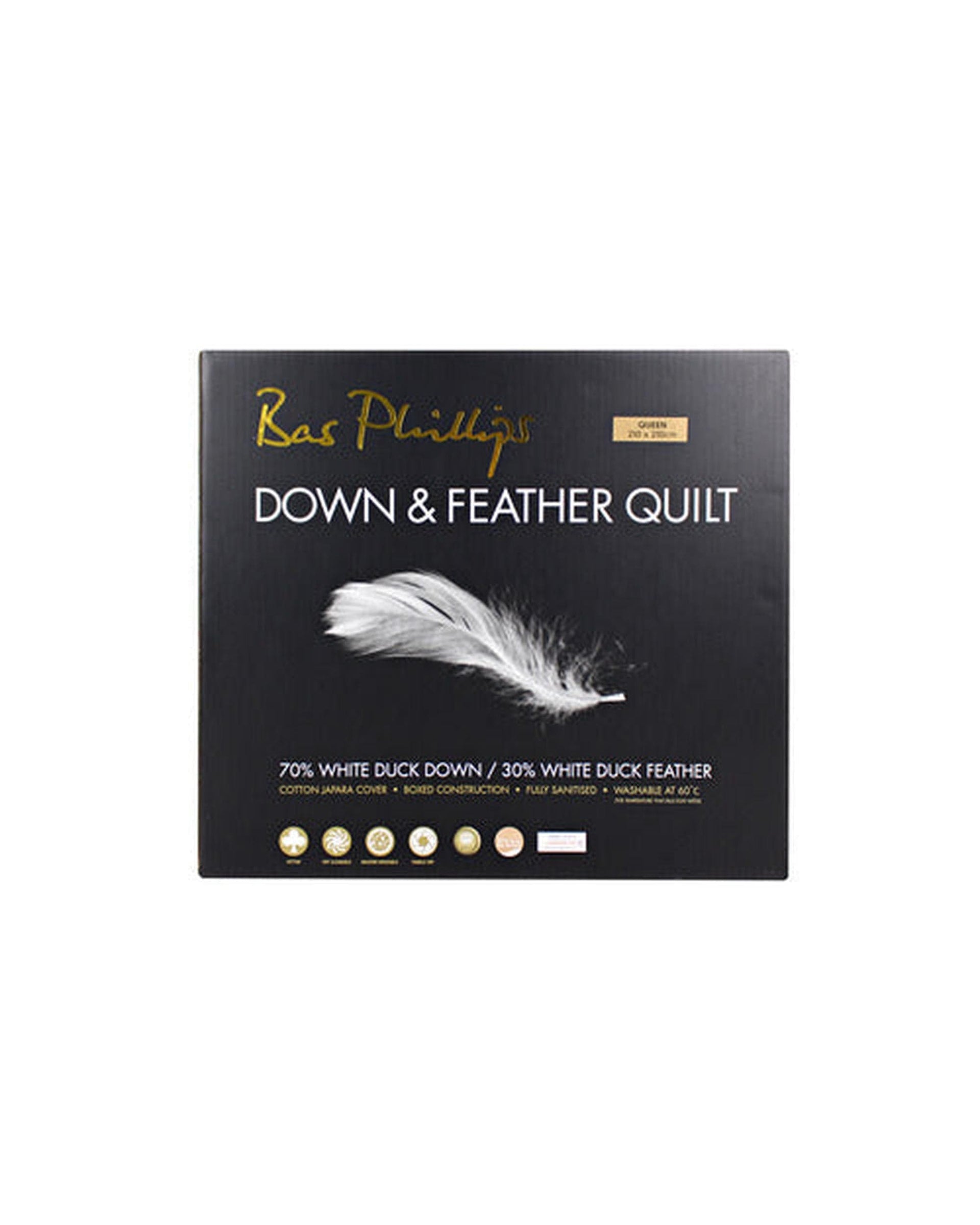 Bas Phillips Duvet/Quilt Bas Phillips 70/30 DUCK Down & Feather Quilt