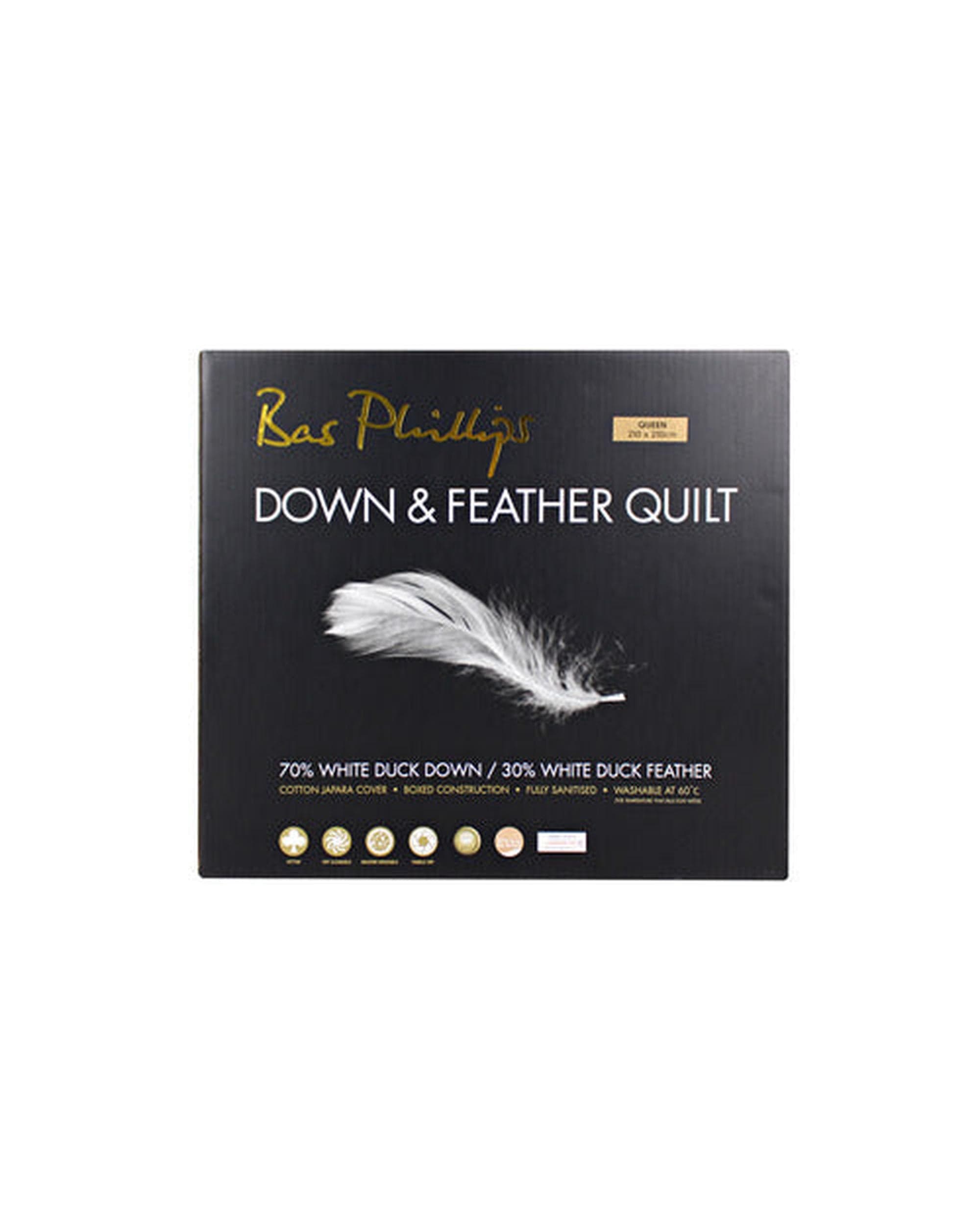 Bas Phillips Duvet/Quilt Bas Phillips 70/30 DUCK Down & Feather Quilt