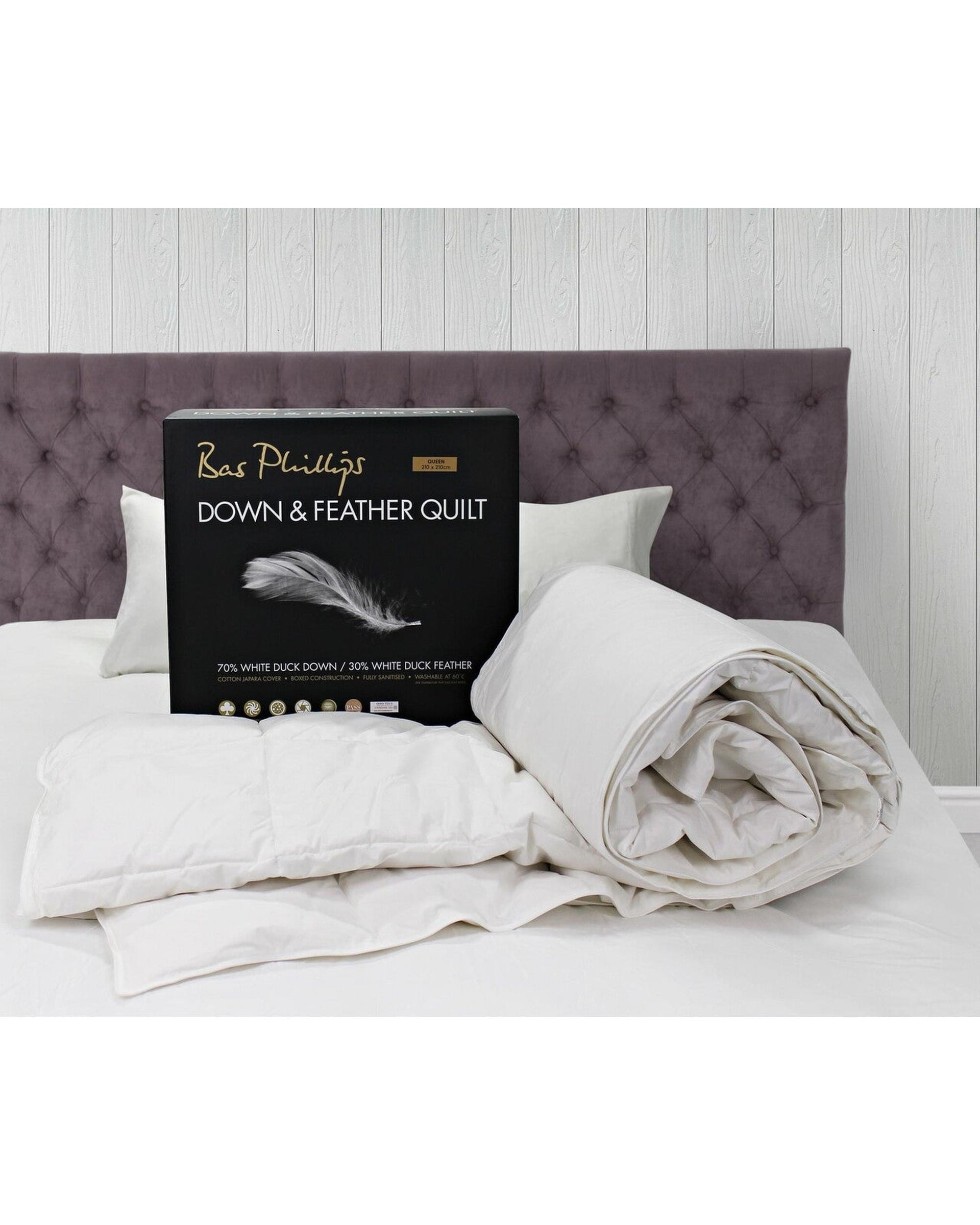 Bas Phillips Duvet/Quilt Bas Phillips 70/30 DUCK Down & Feather Quilt