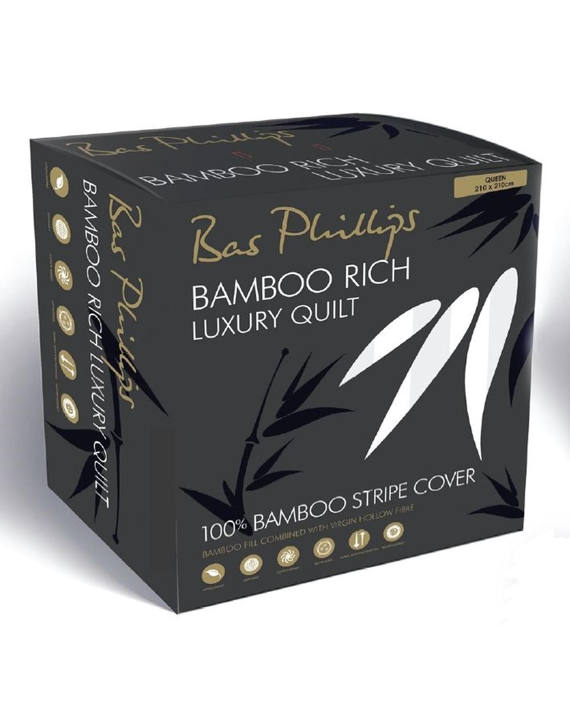 Bas Phillips Duvet/Quilt Bas Phillips Bamboo Rich Quilt - 400GSM