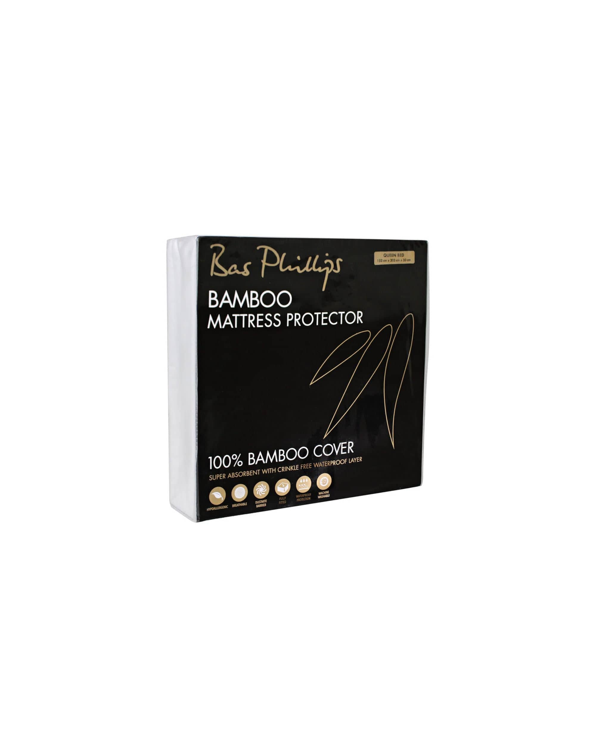 Bas Phillips Mattress Protector Bas Phillips Bamboo Waterproof Mattress Protector