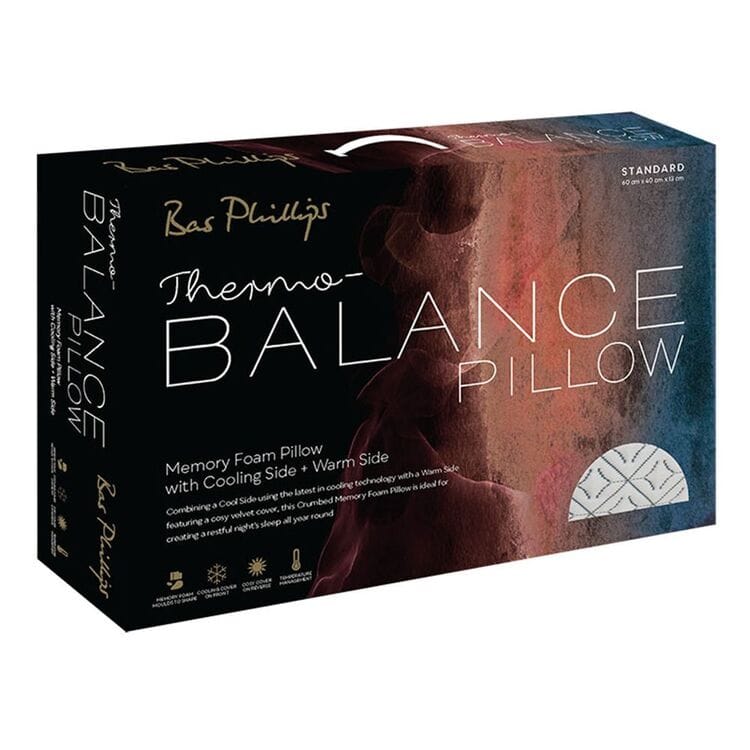 Bas Phillips Pillows/Cushions Bas Phillips Thermo Balance Memory Foam Pillow