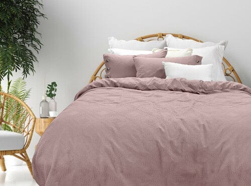 Bas Phillips Quilt Cover Blush / Single Bas Phillips Sienna Quilt Cover Set By Bas Phillips