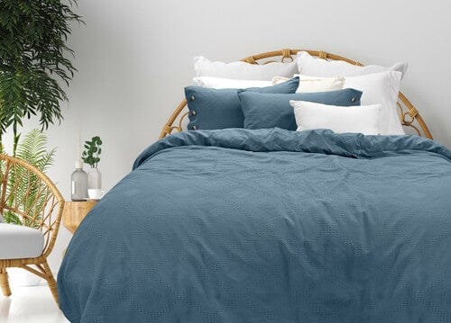 Bas Phillips Quilt Cover Coast Blue / Single Bas Phillips Sienna Quilt Cover Set By Bas Phillips