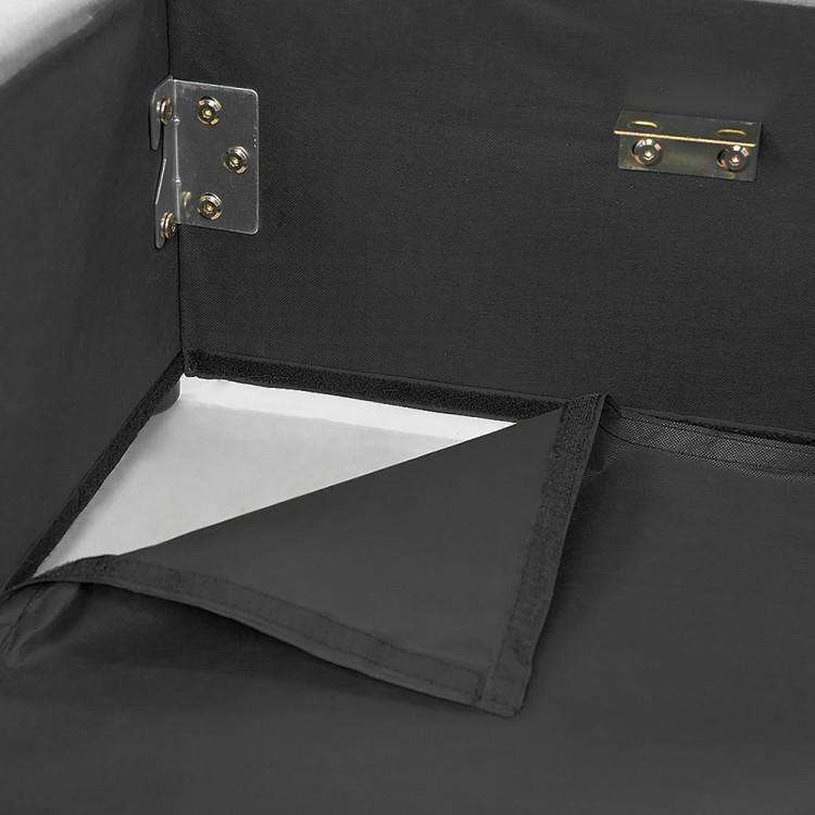 GAS LIFT BED FRAME WITH HEADBOARD -  DARK GREY Big Bedding Australia