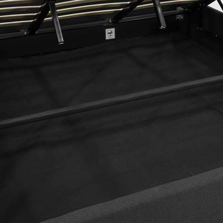 GAS LIFT BED FRAME WITH HEADBOARD - BLACK Big Bedding Australia