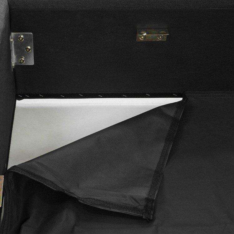 GAS LIFT BED FRAME WITH HEADBOARD - BLACK Big Bedding Australia