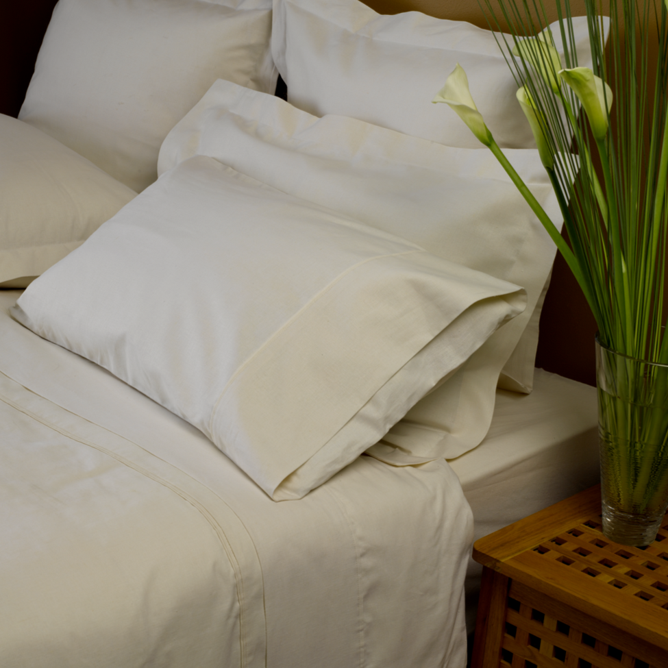 2 x HEMP ORGANIC COTTON EURO PILLOWCASES Hemp Gallery Australia