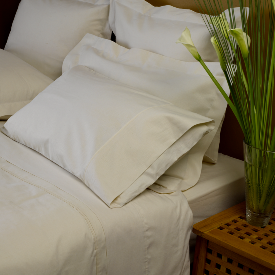 2 x HEMP ORGANIC COTTON KING PILLOWCASES Hemp Gallery Australia